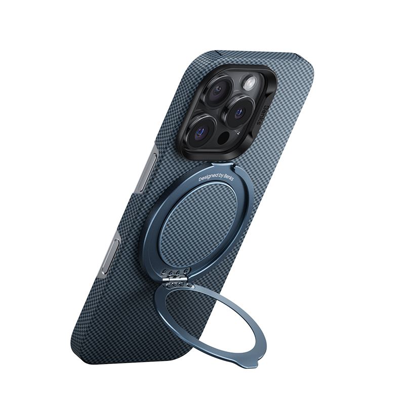 Benks L52 Magnetik 360 Derece Dönebilen ArmorTint Kevlar Tasarımlı Parmak Ring Stand - 6