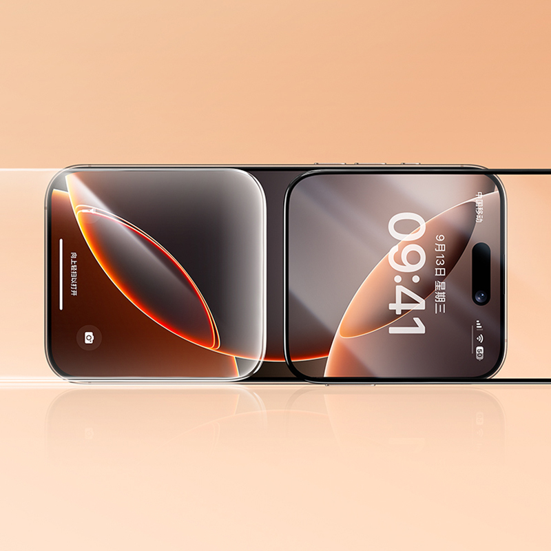 Apple iPhone 16 Pro Uyumlu Benks 0.3mm InvisiWarrior Ekranı Tam Kaplayan Full Şeffaf Ekran Koruyucu - 6