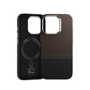 Apple iPhone 16 Pro Uyumlu Kılıf Magsafe Şarj Özellikli Karbon Fiber Tasarımlı Benks Prestige ArmorPro Kevlar Kapak - 1