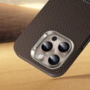 Apple iPhone 16 Pro Max Uyumlu Kılıf Magsafe Şarj Özellikli Karbon Fiber Tasarımlı Benks Prestige ArmorPro Kevlar Kapak - 13