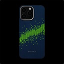 Apple iPhone 16 Pro Max Uyumlu Kılıf Magsafe Şarj Özellikli Lumintex Teknolojili Fosforlu Özellikli Aramid Fiber Pitaka Tactile Woven Starpeak Serisi Milky Way Galaxy Kapak - 8