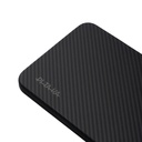 Samsung Galaxy S25 Uyumlu Plus Kılıf Magsafe Şarj Özellikli 600D Aramid Fiber Pitaka Ultra-Slim Classic Serisi Black-Grey Twill Kapak - 2