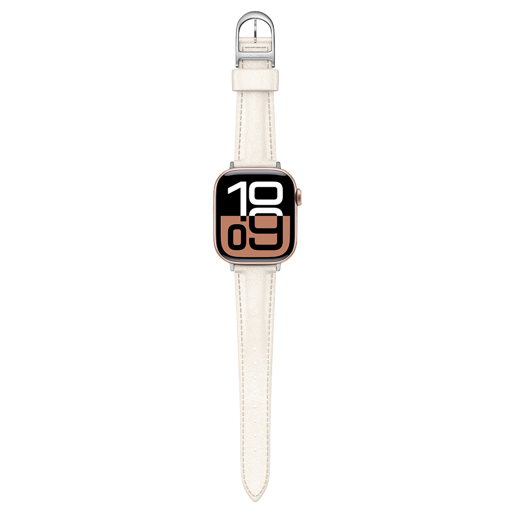 Apple Watch 10 46mm Amazingthing Glamour Class Deri Kordon - 12