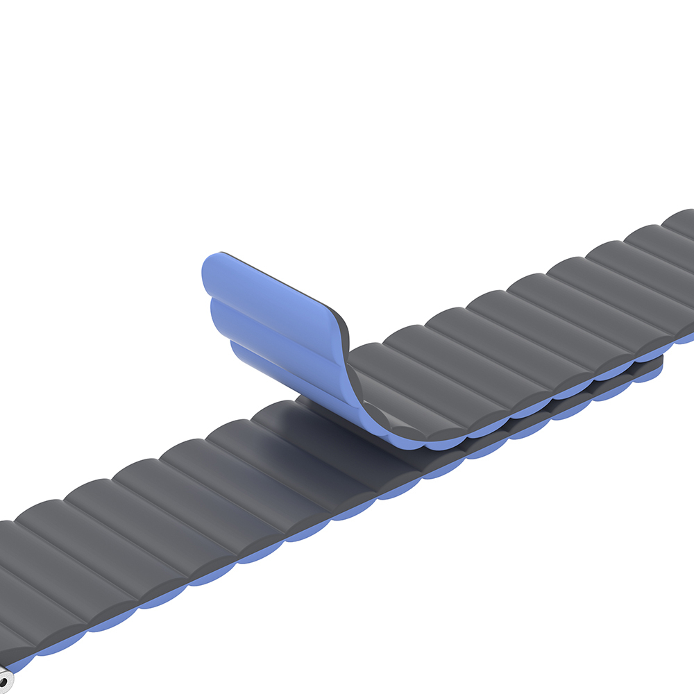 Apple Watch 10 46mm Amazingthing Smoothie Mag Magnetik Tak Çıkar Silikon Strap Kayış - 3