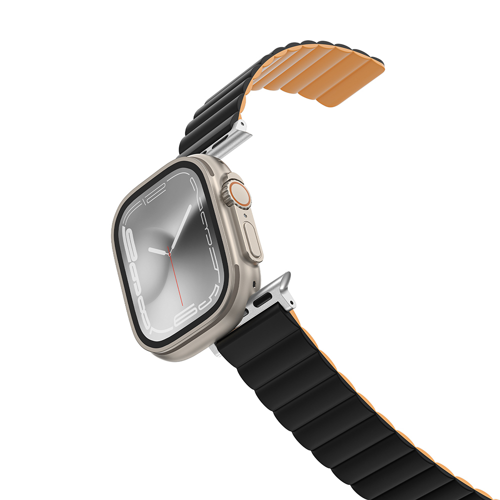 Apple Watch 10 46mm Amazingthing Smoothie Mag Magnetik Tak Çıkar Silikon Strap Kayış - 11