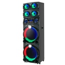 Zore GD-2126 Dijital LED Göstergeli FM Radyolu Mikrofonlu RGB TWS Çift 12 inç Stereo Bass Kablosuz Karaoke Hoparlör - 1