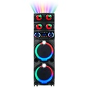 Zore GD-2126 Dijital LED Göstergeli FM Radyolu Mikrofonlu RGB TWS Çift 12 inç Stereo Bass Kablosuz Karaoke Hoparlör - 5