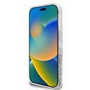 Apple iPhone 16 Pro Max Uyumlu Guess Orjinal Lisanslı 3'lü Aksesuar Seti IML Baskılı Simli Glitter Kılıf + Ekran Koruyucu + Lens Koruyucu - 4