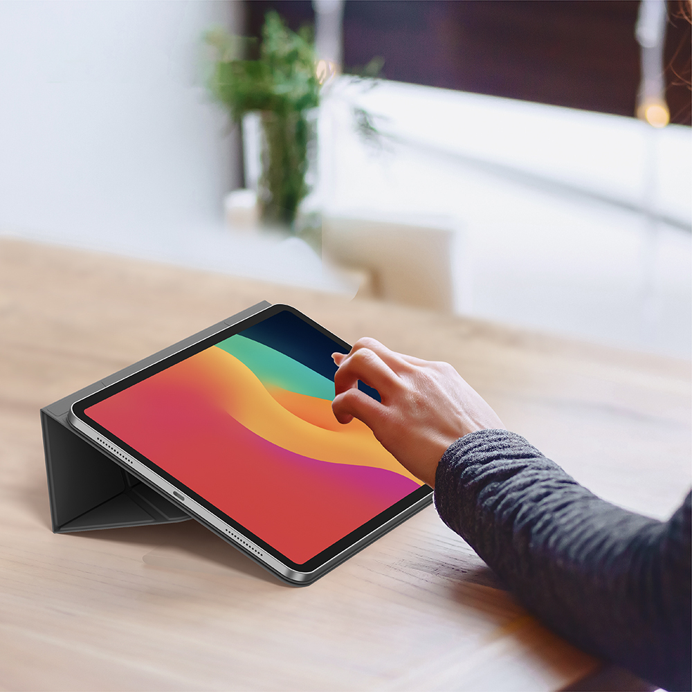 Apple iPad Air 11 2024 Uyumlu Amazingthing Matte Pro Mag Folio Katlanabilir Magnetik Standlı Kılıf - 21