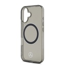 Apple iPhone 16 Uyumlu Kılıf Mercedes Benz Orjinal Lisanslı Magsafe Şarj Özellikli Saydam Yüzey Silver Ring Kapak - 5