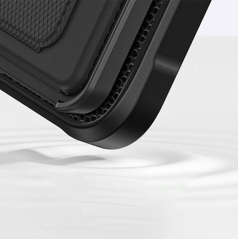 Apple iPhone 16 Uyumlu Kılıf Magsafe Şarj Özellikli Standlı Kartlıklı Set Amazingthing Glamour Luxe Serisi Kapak - 7