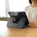 Apple iPad Air 11 2024 Uyumlu Raptic Spin Detachable Folio PU Ayrılabilir Kalem Bölmeli Standlı Kılıf - 1