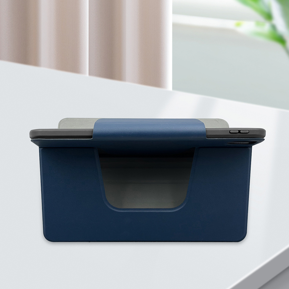 Apple iPad Air 11 2024 Uyumlu Raptic Spin Detachable Folio PU Ayrılabilir Kalem Bölmeli Standlı Kılıf - 18