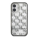 Apple iPhone 16 Uyumlu Kılıf Karl Lagerfeld Orjinal Lisanslı Simli KL Yazılı Monogram Gradient Kapak - 2