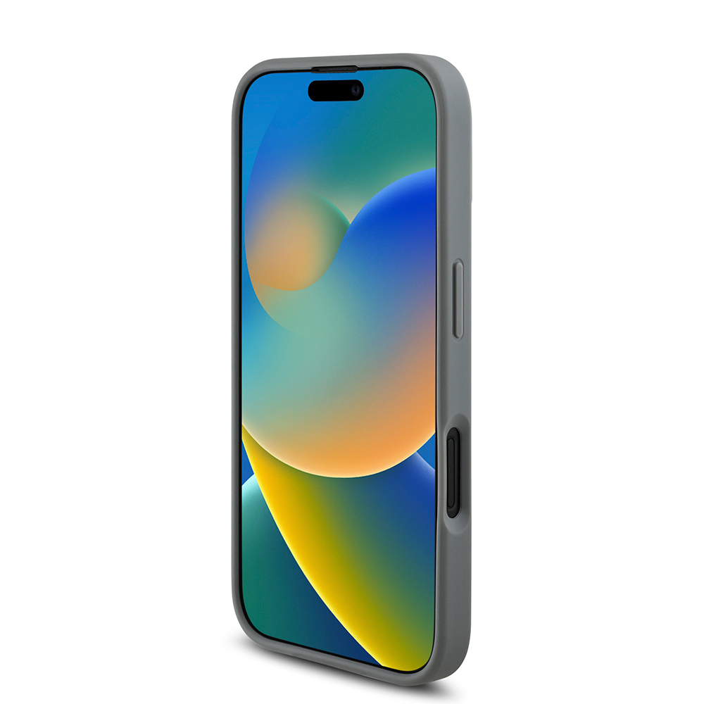 Apple iPhone 16 Plus Uyumlu Kılıf Guess Orjinal Lisanslı Taşlı Arka Yüzey Üçgen Logolu Kapak - 4