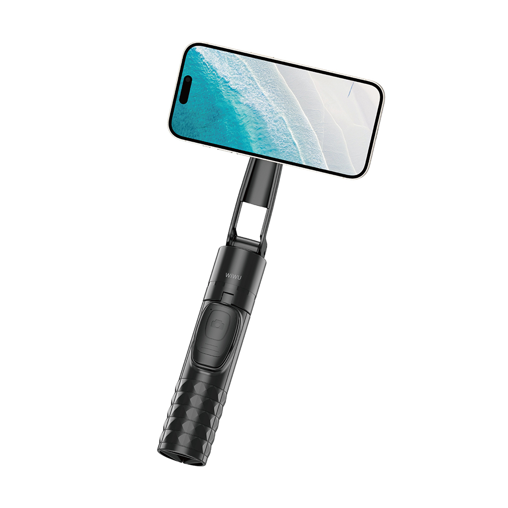 Wiwu Wi-SE014 Magnetik Özellikli 360 Derece Dönebilen Kumandalı Selfie Çubuğu ve Tripod - 2