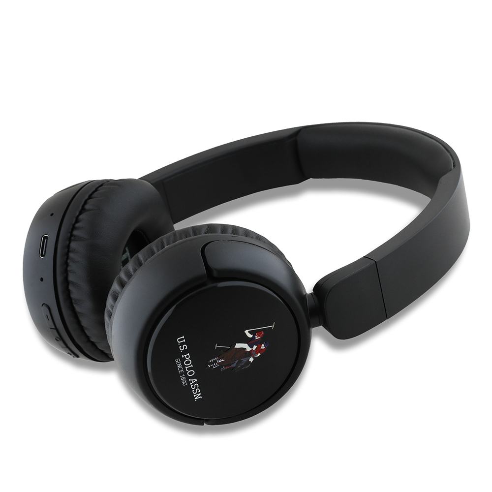 U.S Polo Assn. Ordinal Lisanslı Katlanabilir Ayarlanabilir Baskı Logolu Kulak Üstü Bluetooth Kulaklık v5.3 - 7