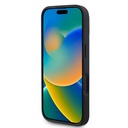 Apple iPhone 16 Uyumlu Kılıf DKNY Orjinal Lisanslı Kartlıklı 3D Yazılı Repeat Texture Pattern Kapak - 4