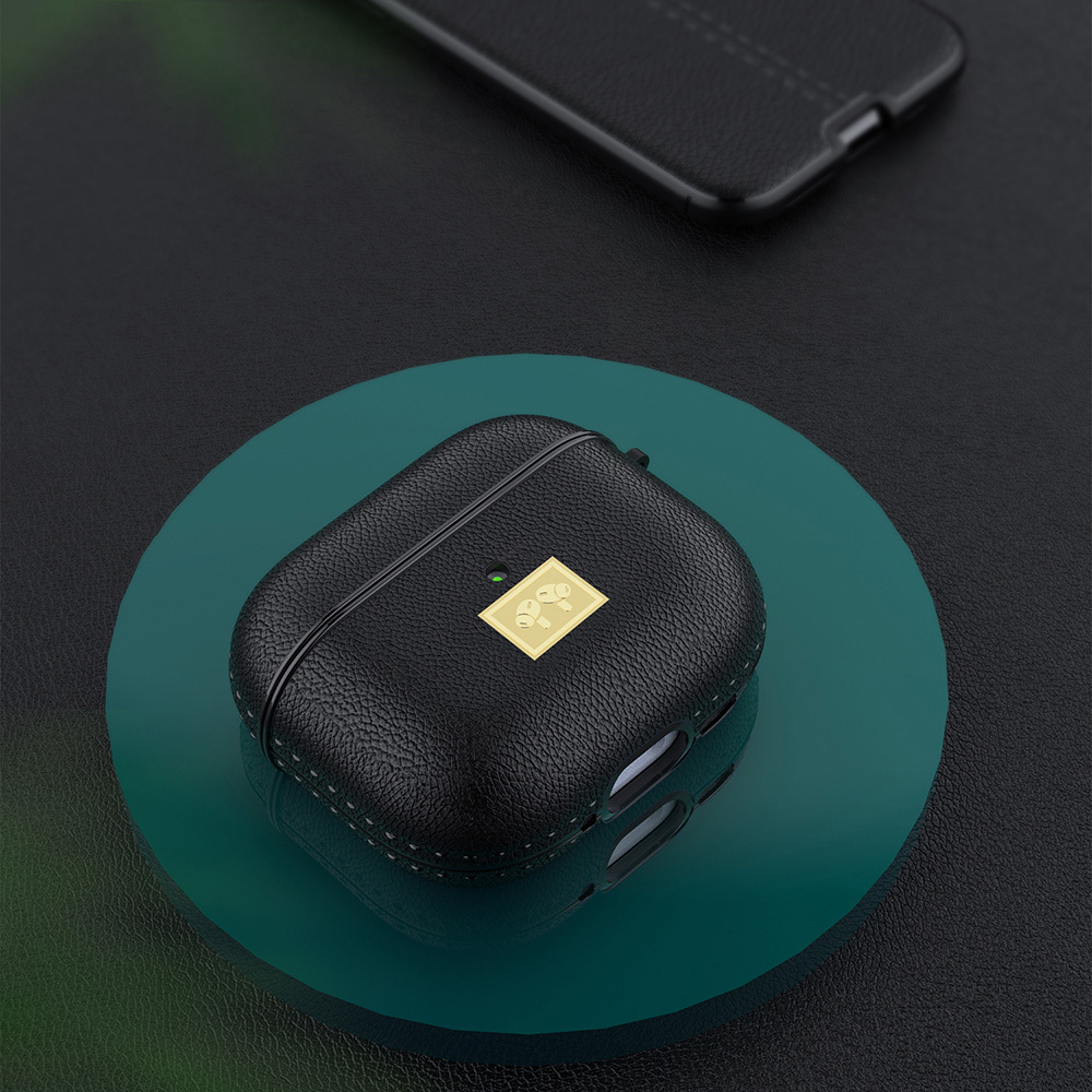 Apple Airpods 4 Uyumlu Kılıf Deri Görünümlü Askı Aparatlı Wlons Kılıf - 2