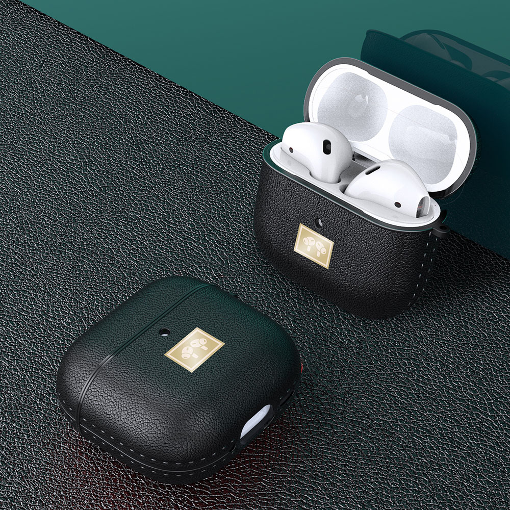 Apple Airpods 4 Uyumlu Kılıf Deri Görünümlü Askı Aparatlı Wlons Kılıf - 7