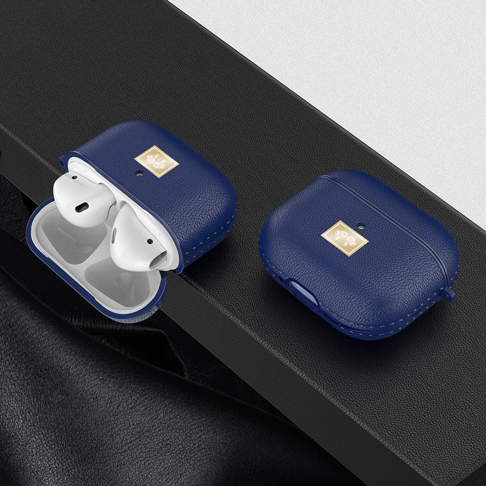 Apple Airpods 4 Uyumlu Kılıf Deri Görünümlü Askı Aparatlı Wlons Kılıf - 9