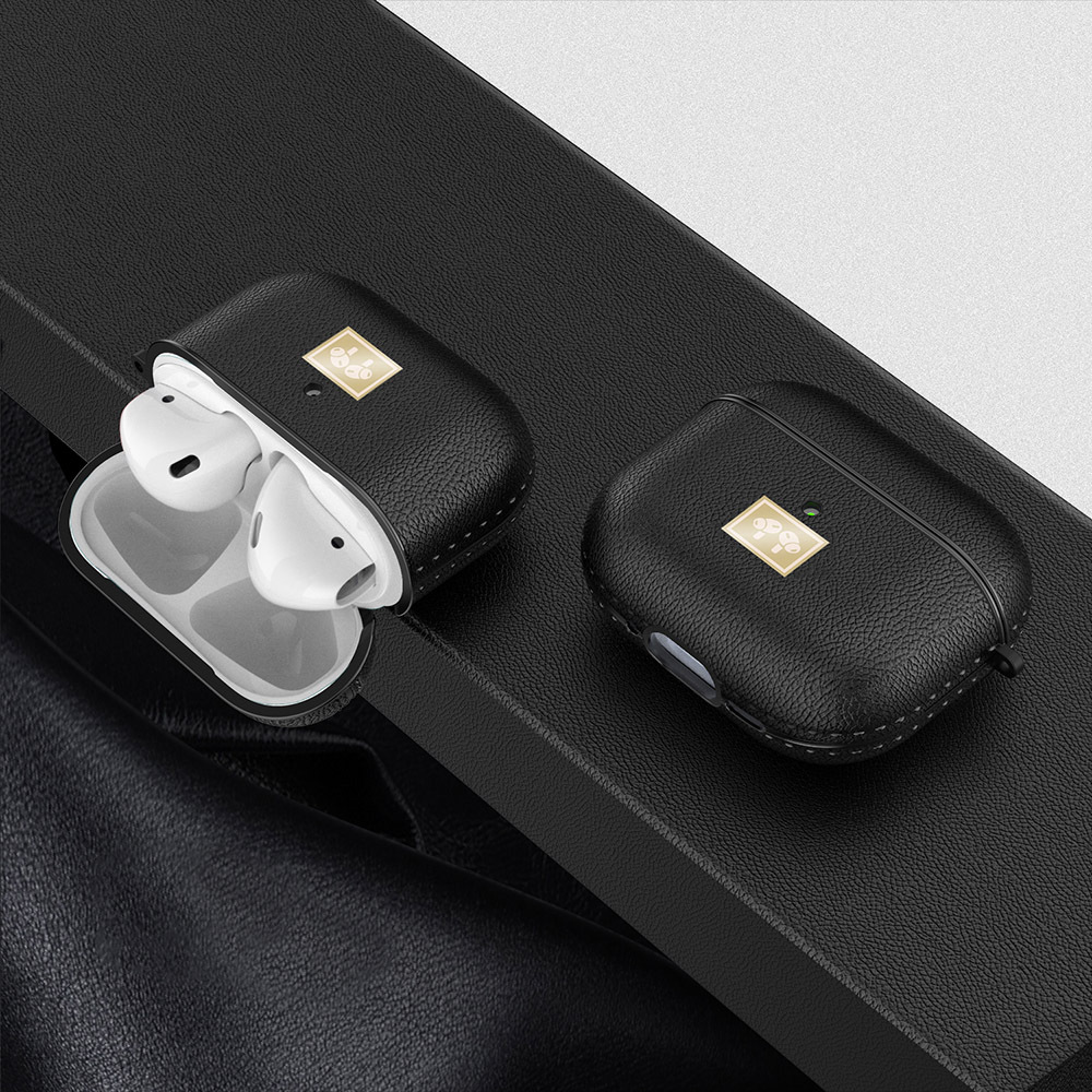 Apple Airpods 4 Uyumlu Kılıf Deri Görünümlü Askı Aparatlı Wlons Kılıf - 10