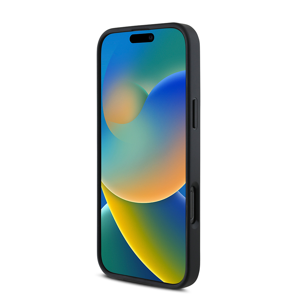 Apple iPhone 16 Pro Max Uyumlu Kılıf DKNY Orjinal Lisanslı Magsafe Şarj Özellikli Metal Logolu PU Deri Grained Kapak - 4