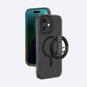 Apple iPhone 16 Plus Uyumlu Kılıf Magsafe Şarj Özellikli Yüzük Standlı Amazingthing Titan Pro Serisi Kapak - 16