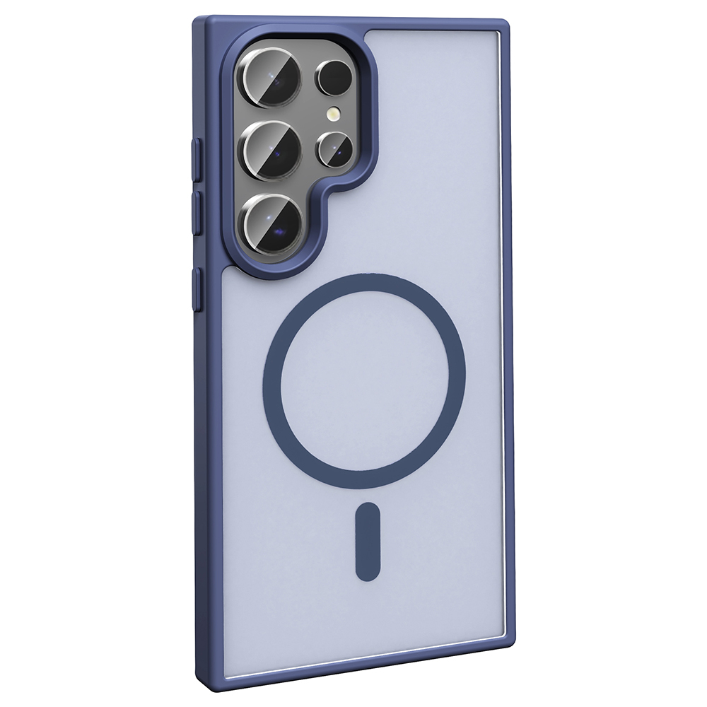 Samsung Galaxy S25 Uyumlu Ultra Kılıf Magsafe Şarj Özellikli Mat Arka Yüzey Zore Sio Kapak - 1