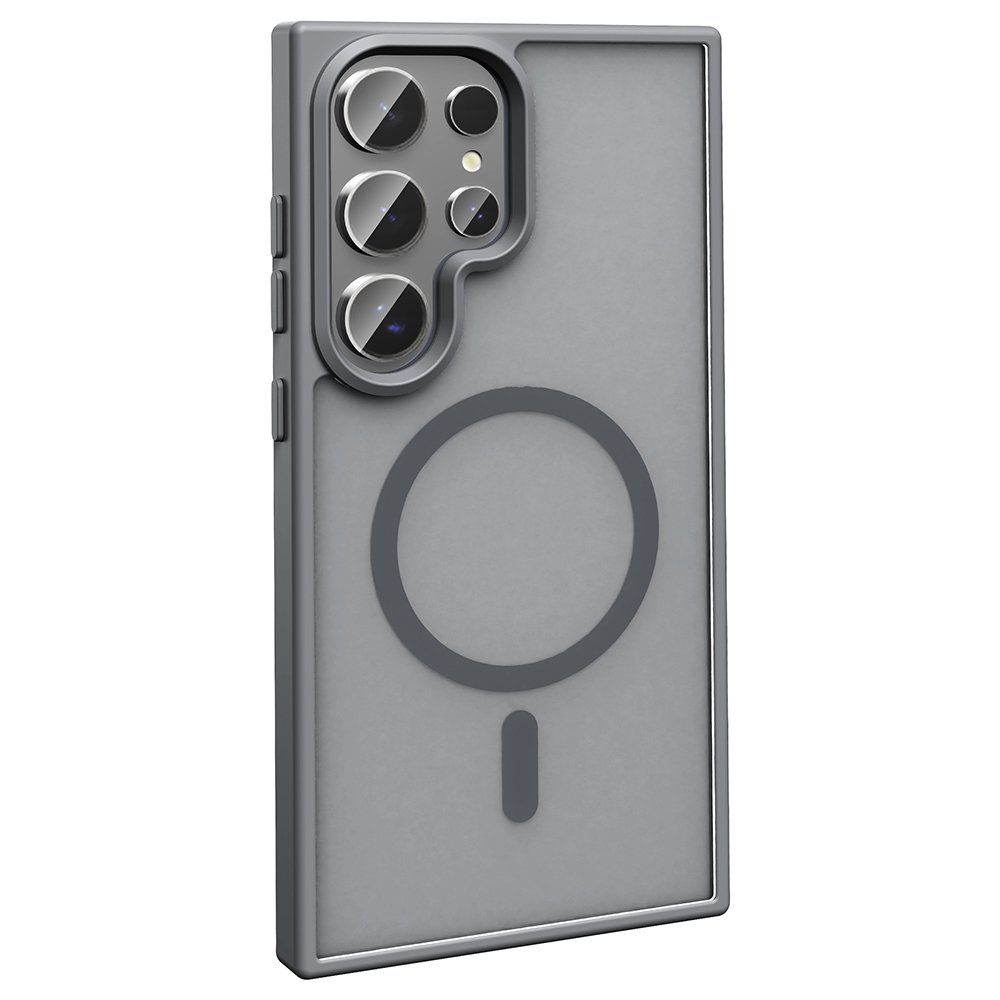 Samsung Galaxy S25 Uyumlu Ultra Kılıf Magsafe Şarj Özellikli Mat Arka Yüzey Zore Sio Kapak - 5