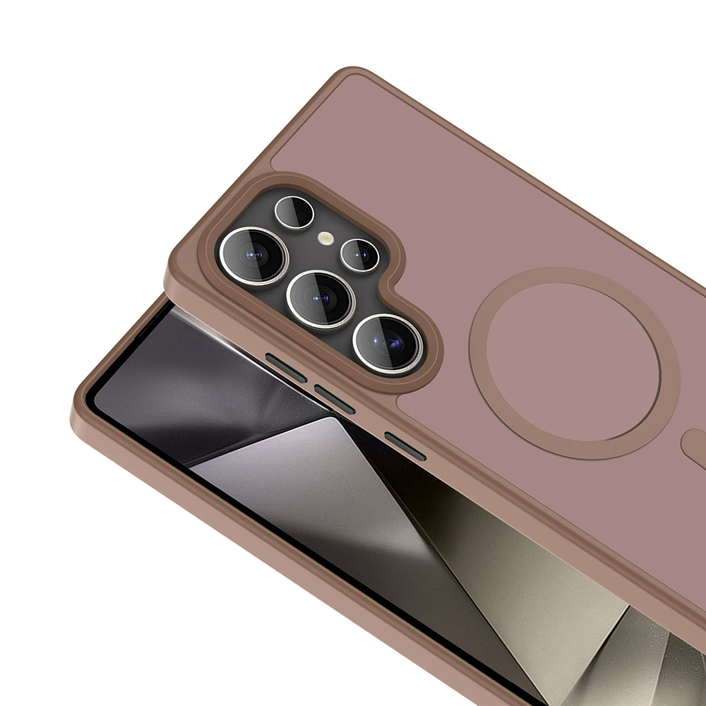 Samsung Galaxy S25 Uyumlu Ultra Kılıf Magsafe Şarj Özellikli Mat Arka Yüzey Zore Sio Kapak - 8