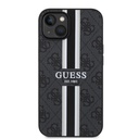 Apple iPhone 14 Uyumlu Kılıf Guess Orjinal Lisanslı Magsafe Şarj Özellikli 4G Şerit Tasarımlı Printed Kapak - 18