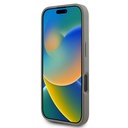 Apple iPhone 16 Uyumlu Kılıf DKNY Orjinal Lisanslı Magsafe Şarj Özellikli 3D Yazılı Checkered Pattern Kapak - 4