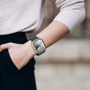Apple Watch 7 45mm Uyumlu Amazingthing Titan Steel Metal Kordon - 9