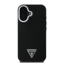 Apple iPhone 16 Plus Uyumlu Kılıf Guess Orjinal Lisanslı Magsafe Şarj Özellikli Grained Triangle Kapak - 2