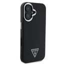 Apple iPhone 16 Plus Uyumlu Kılıf Guess Orjinal Lisanslı Magsafe Şarj Özellikli Grained Triangle Kapak - 3