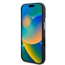 Apple iPhone 16 Plus Uyumlu Kılıf Guess Orjinal Lisanslı Magsafe Şarj Özellikli Grained Triangle Kapak - 4