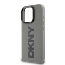 Apple iPhone 16 Pro Uyumlu Kılıf DKNY Orjinal Lisanslı Magsafe Şarj Özellikli PU Deri Plain Kapak - 5