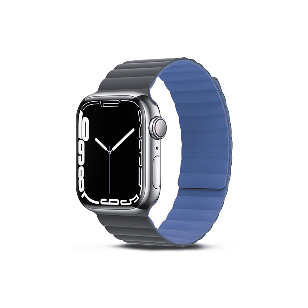 Apple Watch Ultra 49mm Uyumlu Amazingthing Smoothie Mag Magnetik Tak Çıkar Silikon Strap Kayış - 1