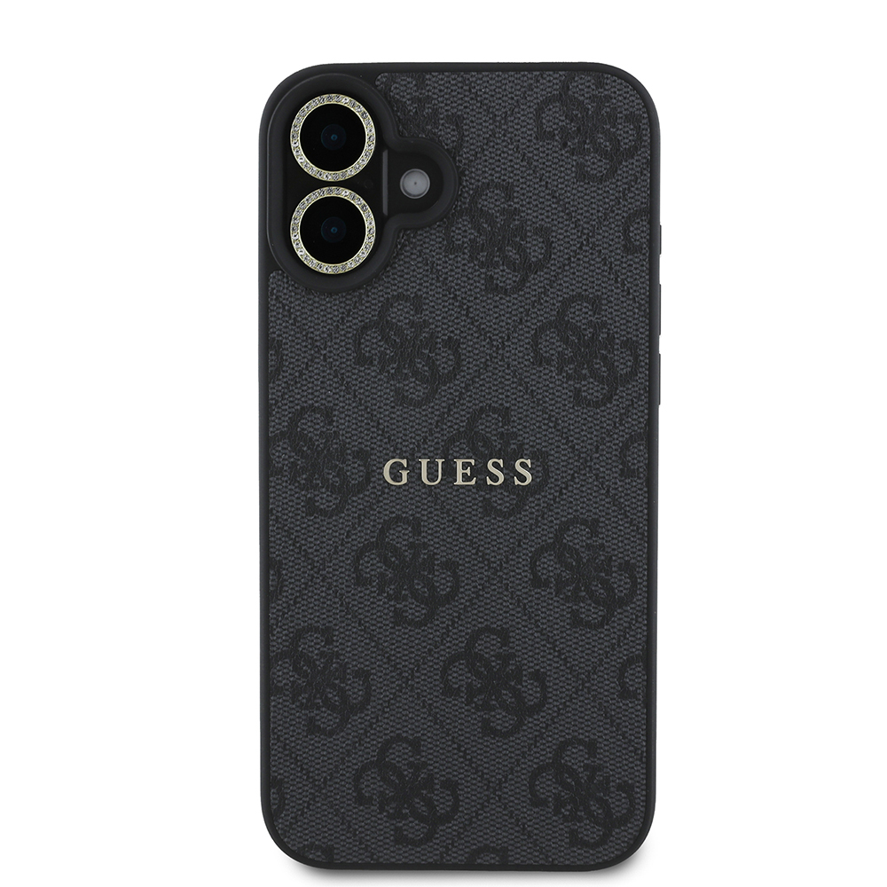 Apple iPhone 16 Uyumlu Guess Orjinal Lisanslı Kılıf + Ekran Koruyucu + Lens Koruyucu 3in1 Aksesuar Seti - 18
