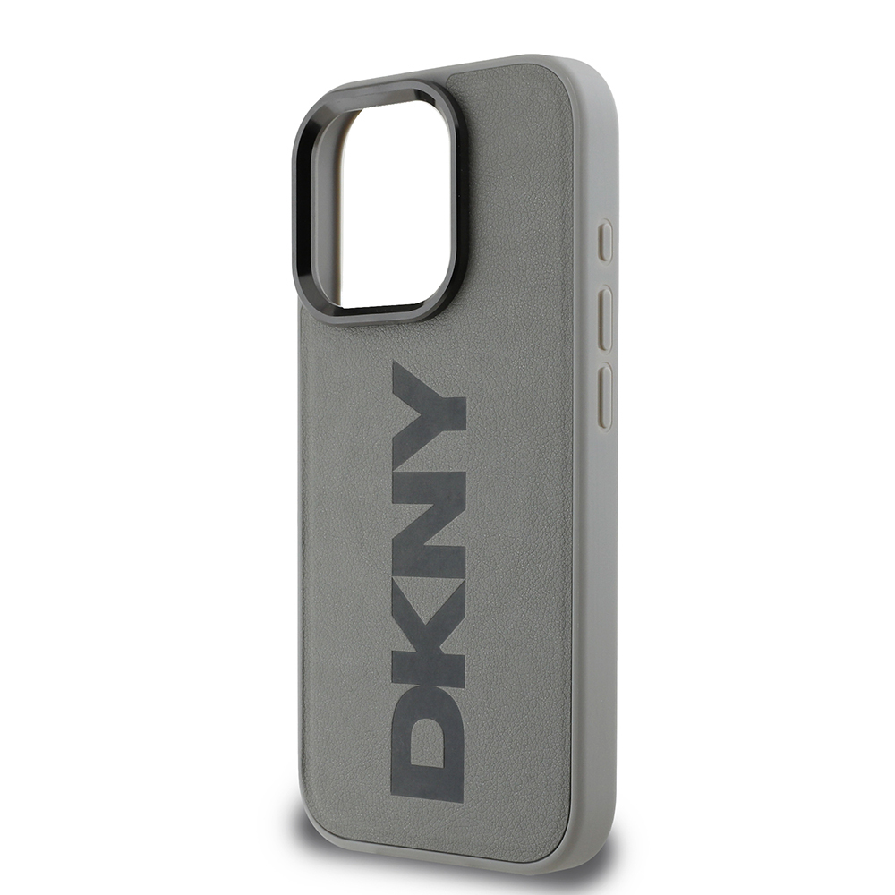 Apple iPhone 16 Pro Max Uyumlu Kılıf DKNY Orjinal Lisanslı Magsafe Şarj Özellikli PU Deri Plain Kapak - 12