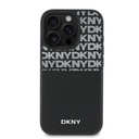 Apple iPhone 16 Pro Uyumlu Kılıf DKNY Orjinal Lisanslı Kartlıklı 3D Yazılı Repeat Texture Pattern Kapak - 2