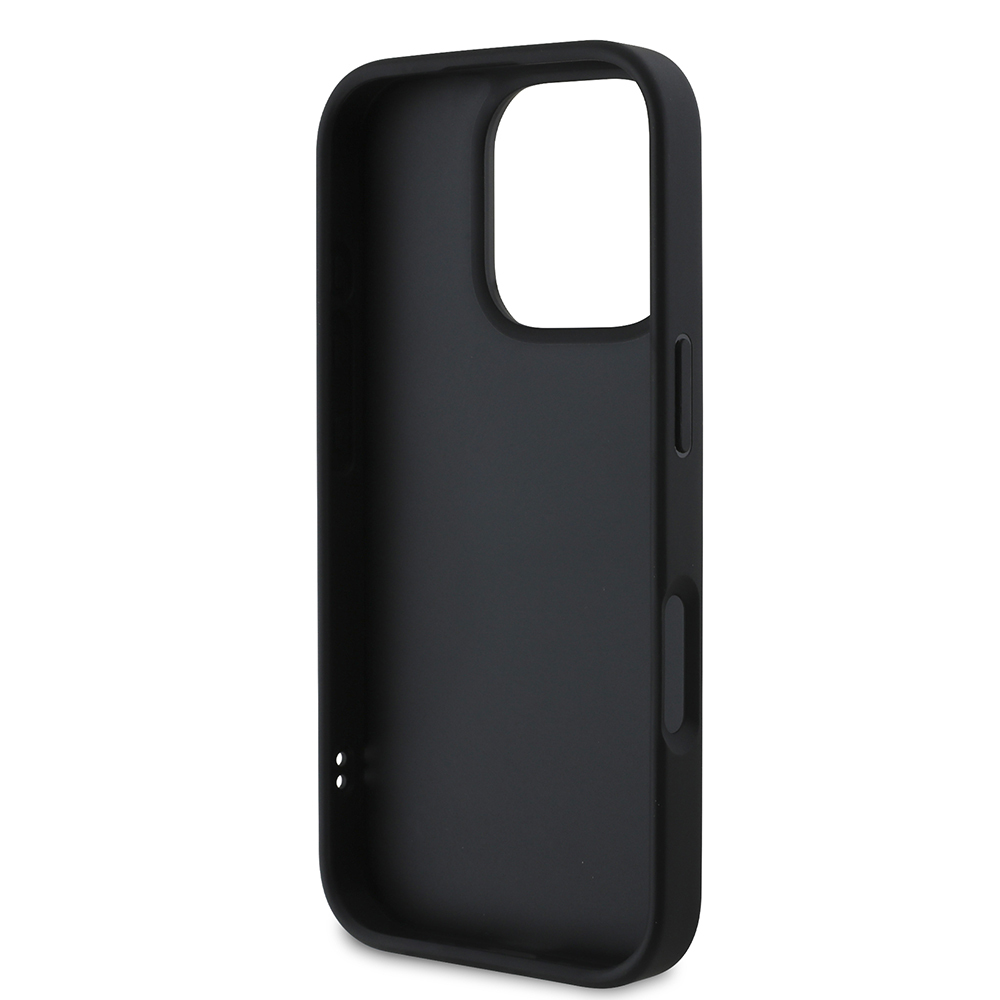 Apple iPhone 16 Pro Uyumlu Kılıf DKNY Orjinal Lisanslı Kartlıklı 3D Yazılı Repeat Texture Pattern Kapak - 6