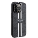 Apple iPhone 14 Pro Max Uyumlu Kılıf Guess Orjinal Lisanslı Magsafe Şarj Özellikli 4G Şerit Tasarımlı Printed Kapak - 3