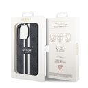 Apple iPhone 14 Pro Max Uyumlu Kılıf Guess Orjinal Lisanslı Magsafe Şarj Özellikli 4G Şerit Tasarımlı Printed Kapak - 7