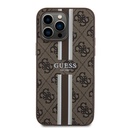 Apple iPhone 14 Pro Max Uyumlu Kılıf Guess Orjinal Lisanslı Magsafe Şarj Özellikli 4G Şerit Tasarımlı Printed Kapak - 17