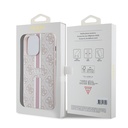Apple iPhone 15 Pro Max Uyumlu Kılıf Guess Orjinal Lisanslı Magsafe Şarj Özellikli 4G Şerit Tasarımlı Printed Kapak - 7