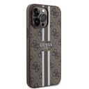 Apple iPhone 15 Pro Max Uyumlu Kılıf Guess Orjinal Lisanslı Magsafe Şarj Özellikli 4G Şerit Tasarımlı Printed Kapak - 10