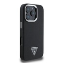 Apple iPhone 16 Pro Max Uyumlu Kılıf Guess Orjinal Lisanslı Magsafe Şarj Özellikli Grained Triangle Kapak - 9