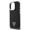Apple iPhone 16 Pro Max Uyumlu Kılıf Guess Orjinal Lisanslı Magsafe Şarj Özellikli Grained Triangle Kapak - 11